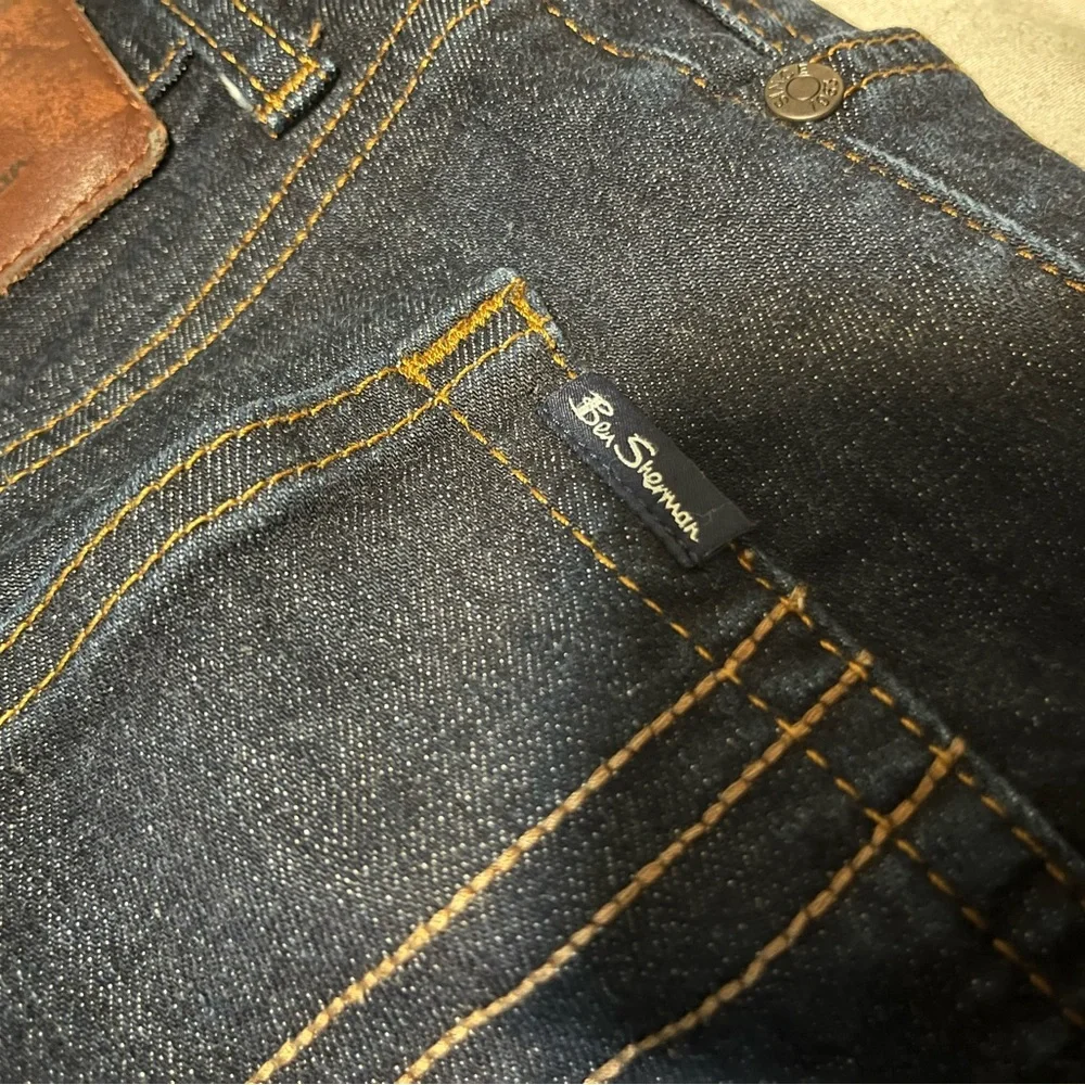 Ben Sherman Raw Dark Blue Denim - Picture 3 of 13
